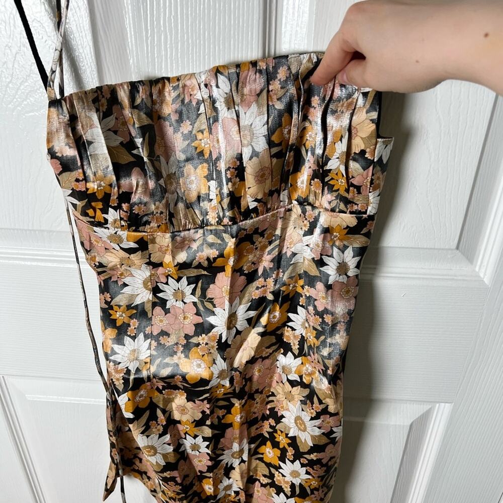 Rumer The Label Floral Open Back Lightweight Paloma Mini Dress Size Small NWT - Picture 5 of 8